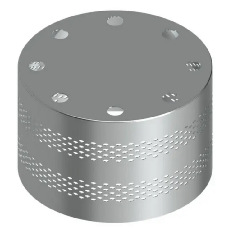 Rear Drive Axle Hub Cover With Flat Top Push-On Lug Nut Covers