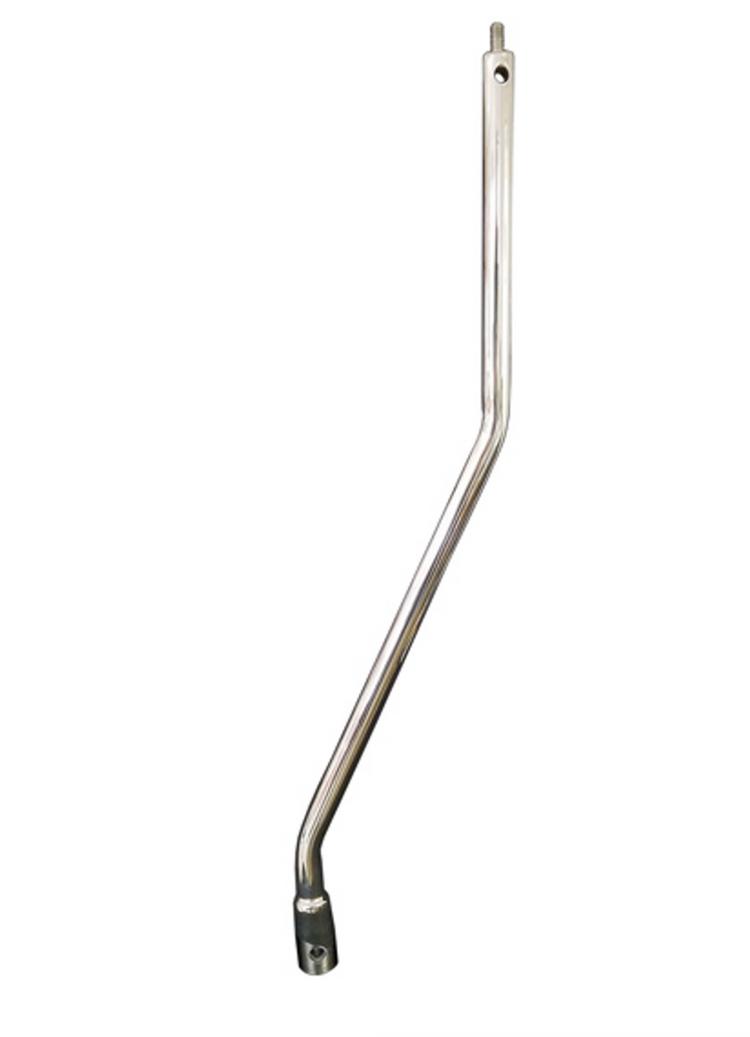 SH TUBE Stainless Round Double Bend Stick Shifter For Peterbilt 378, 379, 388, 389