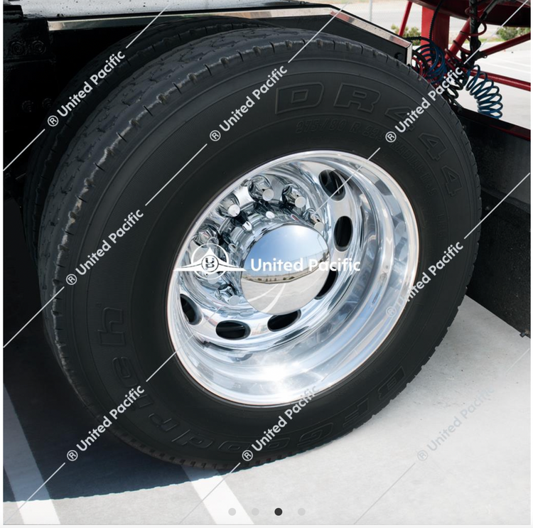 Chrome Dome Rear Axle Cover With 33mm Thread-on Nut Cover