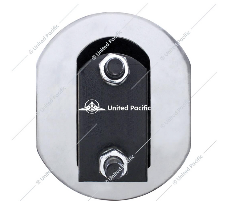 30" Stainless Steel Heavy Duty Mud Flap Hanger - 2" Bolt Pattern