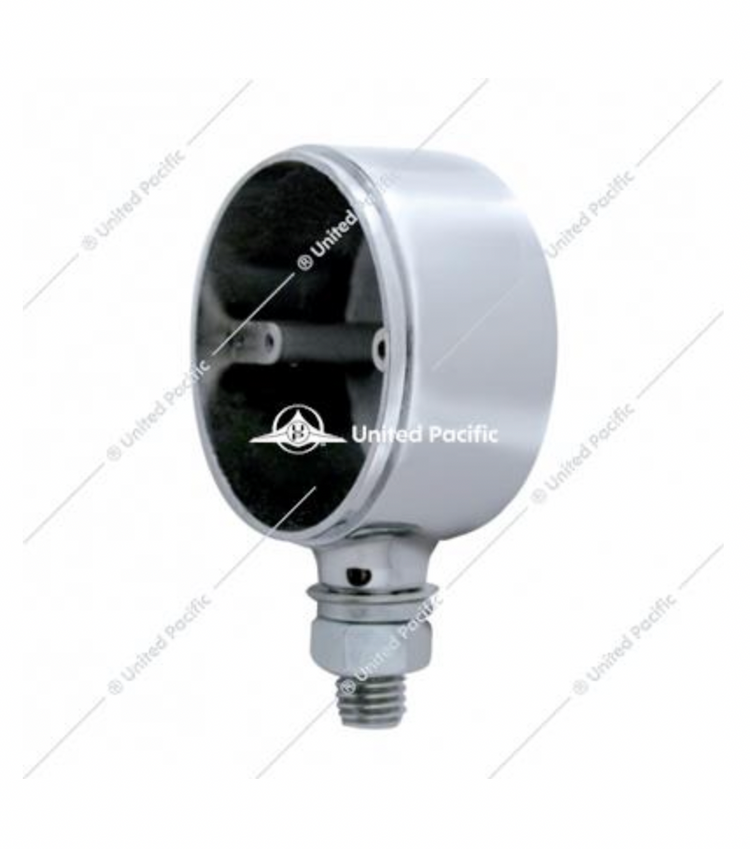 Chrome Single Face Light Housing