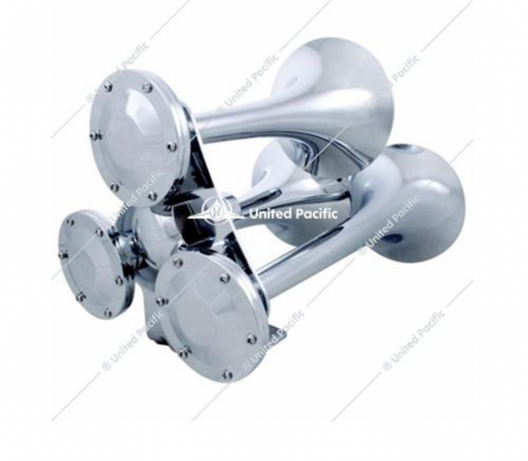3 Trumpets "Competition Series" Chrome Train Horn