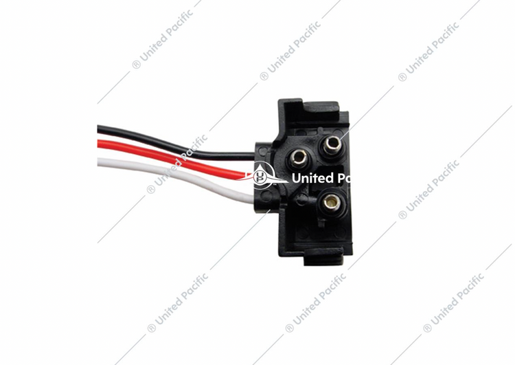 Triple Male Right Angle Bullet Plug Wire Harness Roll - 12" Lead