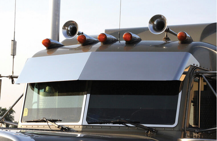 RoadWorks Peterbilt Windshield Visors